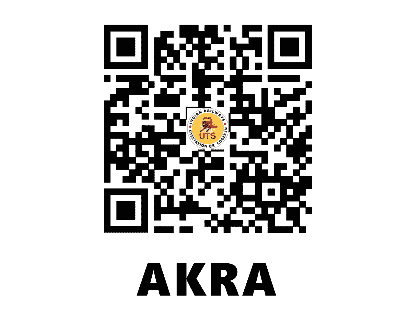 UTS QR Code for AKRA - AKRA - ER (WEST BENGAL)